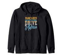Pancakes Are What Drive My Advice Funny Coach Zip Hoodie