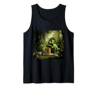 Pancakes Dinosaur Stacking Breakfast in The Jungle Tank Top