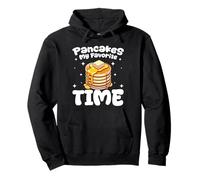 Pancakes My Favorite Time Funny Breakfast Lover Pullover Hoodie