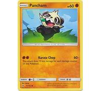 Pancham 72/145 Common Pokemon Card (SM Guardians Rising) + 1x TitanCards® Toploader