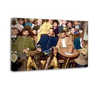 Pancho Villa And Emiliano Zapata 1914 Color Poster Decorative Painting Canvas Wall Posters And Art Picture Print Modern Family Bedroom Decor Posters 16x24inch(40x60cm)