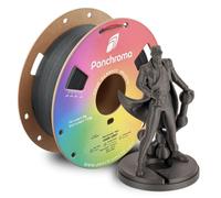 Panchroma PLA Dark Grey 3D Printer Filament, 1.75mm, 1kg Spool, Easy to Print, High Speed Printing, Tangle Free, AMS Compatible, Perfect for Toys, Decor, Miniatures, Models & Cosplay