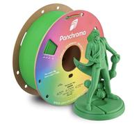 Panchroma PLA Green 3D Printer Filament, 1.75mm, 1kg Spool, Easy to Print, High Speed Printing, Tangle Free, AMS Compatible, Perfect for Toys, Decor, Miniatures, Models & Cosplay