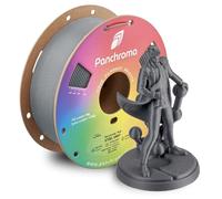 Panchroma PLA Steel Grey 3D Printer Filament, 1.75mm, 1kg Spool, Easy to Print, High Speed Printing, Tangle Free, AMS Compatible, Perfect for Toys, Decor, Miniatures, Models & Cosplay