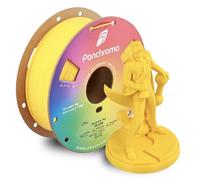 Panchroma PLA Yellow 3D Printer Filament, 1.75mm, 1kg Spool, Easy to Print, High Speed Printing, Tangle Free, AMS Compatible, Perfect for Toys, Decor, Miniatures, Models & Cosplay