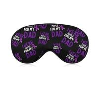 Pancreatic Cancer Awareness Blackout Sleep Mask for Side Sleeper Soft Covers for Travel Essentials Nap