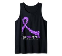 Pancreatic Cancer Awareness Support Purple Ribbon for My Dad Tank Top
