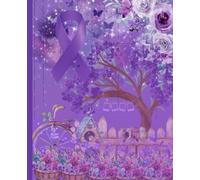 Pancreatic Cancer Journal - Purple Ribbon Support Journal for Fighters, Survivors & Caregivers: 150 Lined Pages, Cream Paper, 7.5" x 9.25", Glossy Paperback