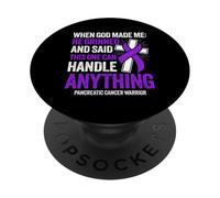 Pancreatic Cancer Warrior PopSockets Adhesive PopGrip