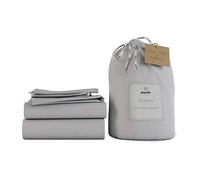 Panda 100% Bamboo Bedding Set - Quiet Grey Single