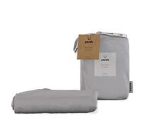 Panda® 100% Bamboo Organic Duvet Cover - UK King, Quiet Grey | Soft, Breathable, Hypoallergenic, Antibacterial | High Thread Count | Natural Choice for Skin & Hair | Thermoregulating for Quality Sleep