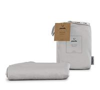 Panda® 100% Bamboo Organic UK King Fitted Sheet, Pure White | Soft, Breathable, Antibacterial, Hypoallergenic | Luxury High Thread Count | Extra Deep Fitted Skirt | Moisture-Wicking | Easy Wash