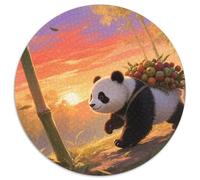 Panda 1000 Pieces Wildlife Jigsaw Puzzles What Happens Next Educational Games for Adults And Kids 1000pcs (67.5x67.5cm)