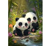 Panda 5000 Piece Jigsaw Puzzles for Adults, Colourful, Challenging & Brainteasing Adult puzzles 5000 Pieces Pond, Fun jigsaws for The Whole Family 61x41 inch