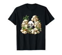 Panda Accountant with Bamboo Calculator T-Shirt