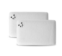 Panda® ActiveFoam+ Bamboo Memory Foam Pillow, 2-Pack | Orthopaedic Head, Spine & Neck Support | Soft Bamboo Cover | Medium-Firm & Supportive | 60 x 40 x 12 cm (ActiveFoam+ Pillow 2-Pack)