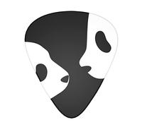 Panda Animal* Guitar Picks Pack Of 12,Comfortable Feel, Smooth Edges, Abrasion,Suitable For Guitar, Ukulele, Etc.