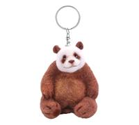 Panda Animal Needle Felting Set with Felting Needle Instruction Wool Roving Finger Cots Wood Handle for Beginner Adult Wool Felted Animals