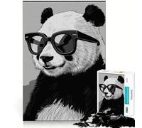 Panda Animals Jigsaw Puzzles for Adults1000 Pieces Strong Logic Toy Tension Relief Clear Edge Premium Gift (50x75cm)