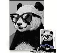 Panda Animals Jigsaw Puzzles for Teenagers 1000 Pieces Intellect Toy Indoor Fun Quality Cut Creative Gift (38x52cm)