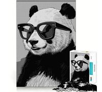 Panda Animals Jigsaw Puzzles for Teenagers 1000 Pieces Intellect Toy Indoor Fun Quality Cut Creative Gift (38x52cm)