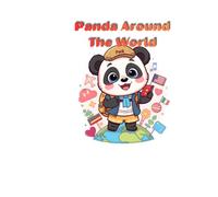 Panda Around The World: 30 Cute Travel Adventures Coloring Book