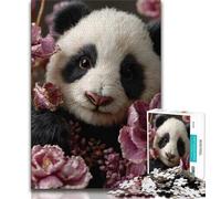 Panda Art 1000 Piece Jigsaw Puzzles for Adults,Challenging To Complete But Fun And Humorous Unique Home Decor And Gifts 38x26cm