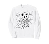 Panda Astronaut Space Explorer Cosmic Adventure Sweatshirt