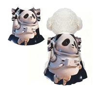 Panda Astronaut Space L Pet Apparel for Small Dogs-Cute Summer Outfit for Puppy, Soft Breathable Pet Clothes for Cat