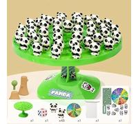 Panda Balance Tree Game ABS Educational Toy Green