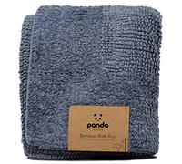 Panda Bamboo Bath Rug 50 x 80 cm - Ultra-Absorbent, Non-Slip and Machine Washable, Spa-like Experience, Ink