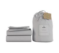 Panda Bamboo Bedding Set, Single, Quiet Grey Dimensions: 3′ x 6′3″ (90cm x 190cm)