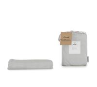 Panda® Bamboo & French Linen UK Double Duvet Cover, Silver Lining Grey