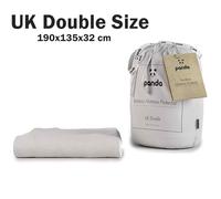 Panda Bamboo Mattress Protector Anti-Bacterial Protect Double Bed Size 190x135cm