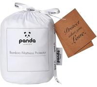 Panda® Bamboo Mattress Protector - White, UK Small Double | Waterproof, Ultra-Thin & Durable Cover Pad | Light & Breathable |Hypoallergenic & Anti-Bacterial |Soft on Skin |Bedding Essential |No Noise