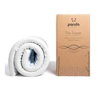 Panda® Bamboo Memory Foam Mattress Topper & Extra Bamboo Cover - UK Small Double | Plush HydroFoam™ Memory Foam | 5 cm Thick | Orthopaedic Neck, Spine, Hip Support | Hypoallergenic
