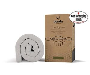 Panda Bamboo Memory Foam Mattress Topper, Small Double