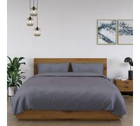 Panda Bamboo Urban Grey Fitted Sheet - Single