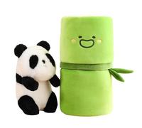 Panda Bamboos Stuffed Animal - Plush Doll Anime Kid Toy,Exquisite Comfortable Stuffed Animal Hugging Pillow for Boys, Girls Birthday Bedtime
