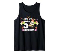 Panda Bear | 5 Years Old Panda Lover | It's My 5th Birthday Tank Top