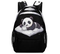 Panda Bear Animal Sleep Laptop Backpack Casual Backpacks Work Daypack Travel Computer Bag for Women Men