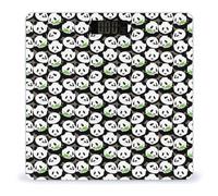 Panda Bear Digital Scales for Body Weight - Bright LCD Display Digital Weight Scales Bathroom with Automatic Power On/Off - Sturdy Tempered Glass Surface