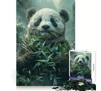 Panda Bear Eating Bamboo Jigsaw Puzzle 1000 Piece for Adults Brain Challenge Toy Leisure Time Clear Cut Amazing Present (50x75cm)