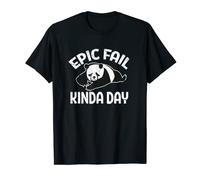 Panda Bear Epic Fail Kinda Day Distressed T-Shirt