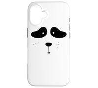 Panda Bear Face Funny Costume Halloween Case for iPhone 16