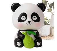 Panda - Bear Figurine, 1 Piece Eater For Vehicle Interiors, Animal Ornament With Light Sensor, Automotive Category, Moving Sculpture For, Lorries And Truck Compartments