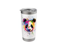 Panda Bear Giant Panda Great Pandas Love Cute Panda Bear Stainless Steel Insulated Tumbler