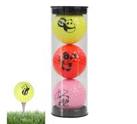 Panda Bear Golf Ball, Funny Novelty Golfballs | Funny Portable Golf Accessories, Golfer, Golfballs for Adults Family Distance and Straighter Shots All Golfers Backyard Games