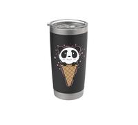 Panda Bear in Icicles Stainless Steel Insulated Tumbler