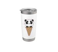 Panda Bear in Icicles Stainless Steel Insulated Tumbler